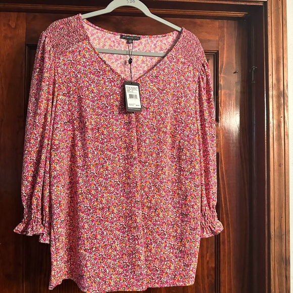 Adrianna Papell Tops - Adrianna Papell Multicolor Floral Blouse